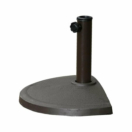 INTERNATIONAL CARAVAN Compound Resin Half-Round Umbrella Stand, Chocolate YF-BB012-CH